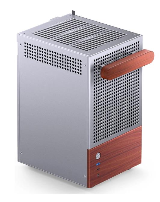 Изображение Корпус Jonsbo T6 Silver (mATX, Mini-ITX, серебристый, без БП)/(T6 Silver)