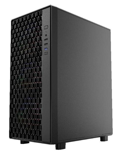 Изображение Корпус PowerCase Mistral PA4B Black (mATX, ATX, Mini-ITX, черный, без БП)/(CMPAB-L4)