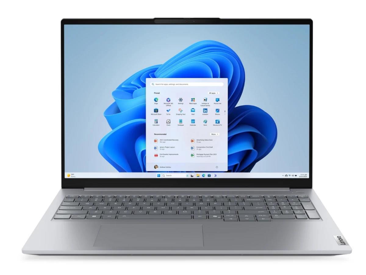Изображение Ноутбук Lenovo ThinkBook 16 G8 IRL (Intel 250H 2500 МГц/ SSD 512 ГБ  /RAM 16 ГБ/ 16" 1920x1200/VGA встроенная/ Windows 11 Home) (21SHA07TCD)